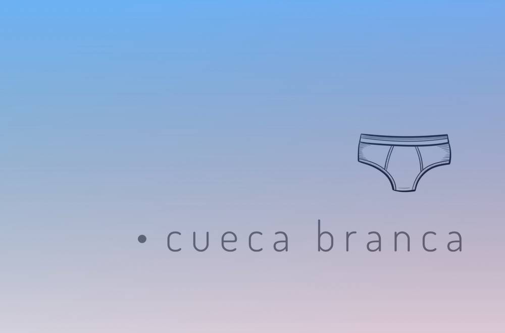 . • • • Cueca Branca • • • .