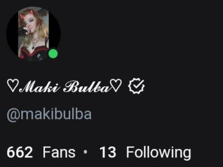 Follow @makibulba